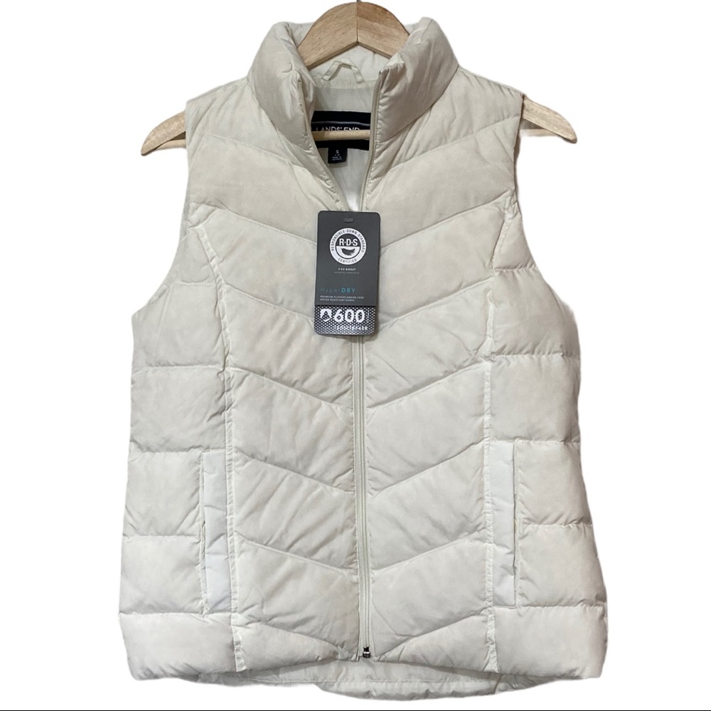 NWT LANDS END Down Puff Vest